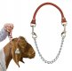 (image for) Goat Show Collar w/ Rolled Handle & Chain