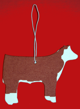 (image for) Air Freshener - Hereford Steer - Click Image to Close