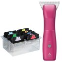 (image for) Andis Pink eMERGE Corded/Cordless Clipper Bundle