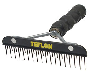 (image for) 6" Teflon Fluffer Comb w/Grip