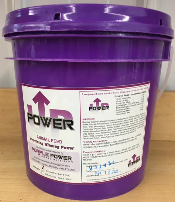 Power Up 25# by Purple Power Animal Nutrition [POU25] : Highland Livestock  Supply, Ltd, Products for all of your show animals!